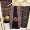 Ajrakh Modal Silk Suit Set – 3 Piece
