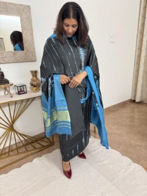 Modal Silk Shibori Tie & Dye Suit Set