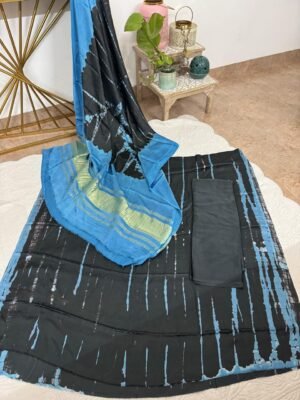 Modal Silk Shibori Tie & Dye Suit Set