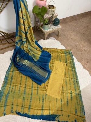 Modal Silk Shibori Tie & Dye Suit Set