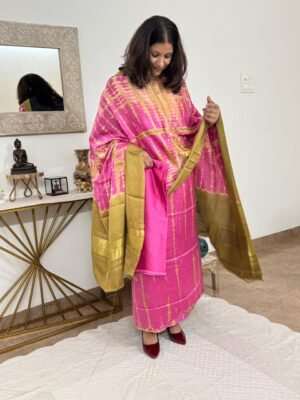 Modal Silk Shibori Tie & Dye Suit Set