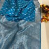 Banarasi Pure Mashru Silk Saree With Blouse