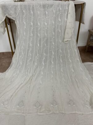 WhatsApp Image 2025-10-14 at 22.12.10 (2) Luckhnawi Chikankari Mul Chanderi Anarkali Suit Set