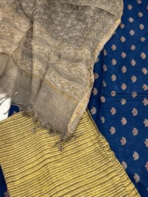 Elegant Handblock Printed Cotton Suit Set