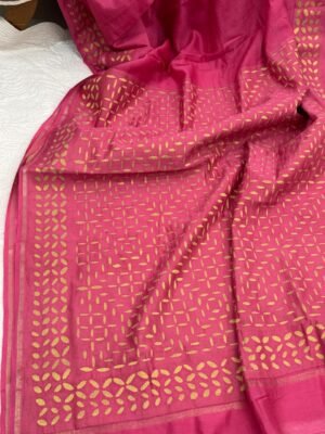 WhatsApp Image 2025-11-22 at 13.02.50 (1) Chanderi Silk Appliqué Saree with Blouse