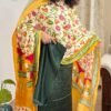 Mashru Silk Suit Set with Pichwai Modal Silk Dupatta