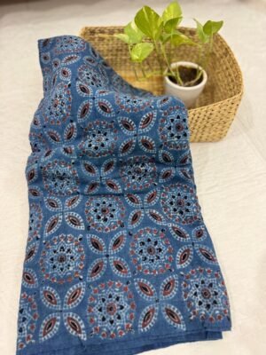 Ajrakh Handblock Print on Kala Cotton