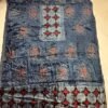 Ajrakh Handblock Print Velvet Top Fabric