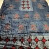 Ajrakh Handblock Print Velvet Top Fabric