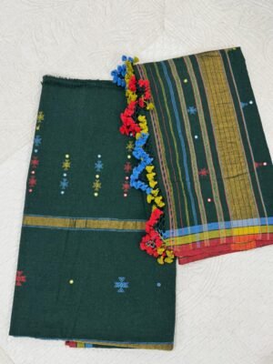 Handwoven Kala Cotton Bhujodi Suit Set