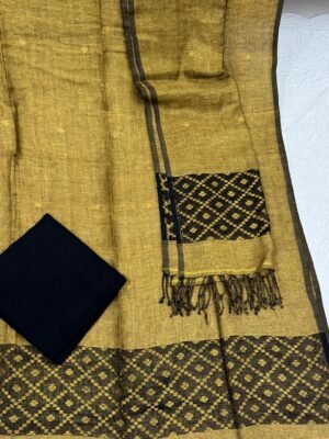 Linen Tissue Jamdani Suit – 3 Piece Set