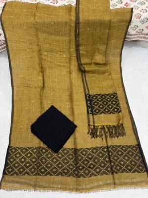 Linen Tissue Jamdani Suit – 3 Piece Set