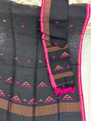 Linen Jamdani Suit – 2 Piece Set