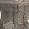 Chanderi Silk Handblock Print Suit Set – 3 Piece