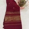 Bhujodi Zari Mirror Work Woollen Shawl