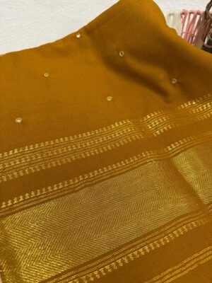 Bhujodi Zari Mirror Work Woollen Shawl