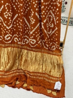 WhatsApp Image 2025-11-26 at 08.37.54 (2) Modal Silk Bandhani Saree with Tissue Pallu & Blouse