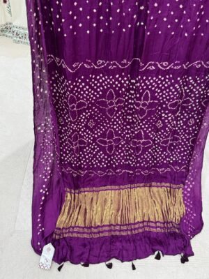 WhatsApp Image 2025-11-26 at 19.30.53 Modal Silk Bandhani Saree with Tissue Pallu & Blouse