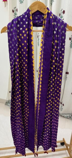 Modal Silk Bandhani Dupatta