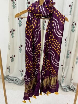 Modal Silk Bandhani Dupatta