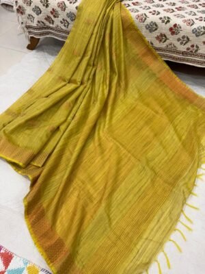 Handloom Silk Saree with Blouse
