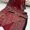 Ajrakh Handblock Print Modal Silk Saree with Blouse