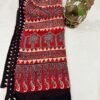 Ajrakh Handblock Print Modal Silk Saree with Blouse