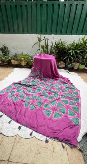 WhatsApp Image 2026-01-01 at 12.44.27 Modal Silk Clamp Tie & Dye Saree with Blouse