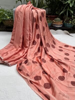 Modal Silk Clamp Tie & Dye Saree with Blouse