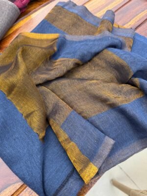 Reversible Zari Woolen Stole