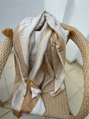 WhatsApp Image 2026-01-01 at 12.52.35 Reversible Zari Woolen Stole – Cream