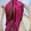 Reversible Zari Woolen Stole – Pink