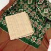Handloom Kurta Set – Raw Silk Top & Ikkat Dupatta (2-Piece)
