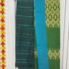 Handloom Kurta Set – Matka Silk Top & Ikkat Dupatta (2-Piece)