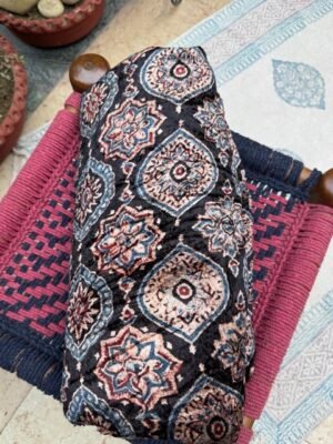 WhatsApp Image 2026-01-18 at 22.05.36 (1) Ajrakh Silk Velvet Running Fabric