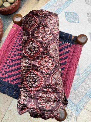WhatsApp Image 2026-01-18 at 22.05.36 (2) Ajrakh Silk Velvet Running Fabric